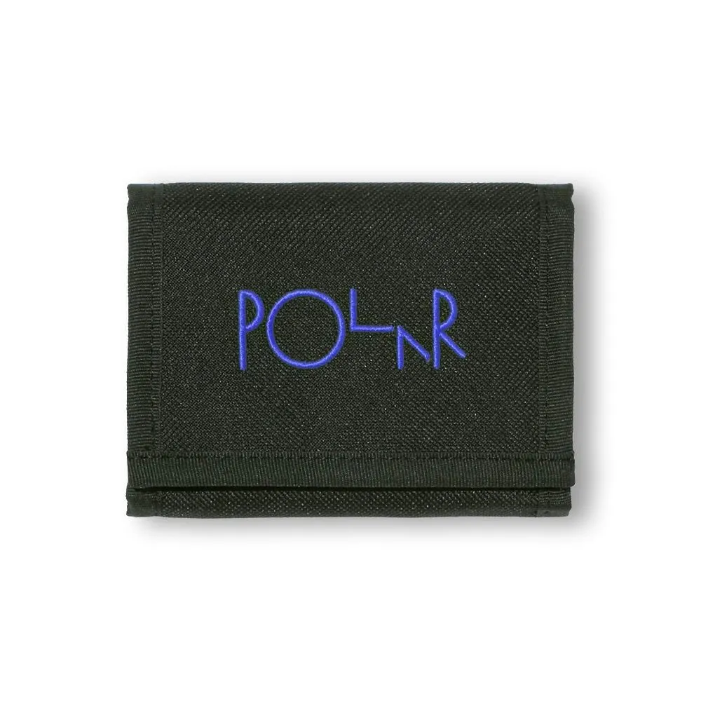 Polar Key Wallet Script Logo (Black/Blue)