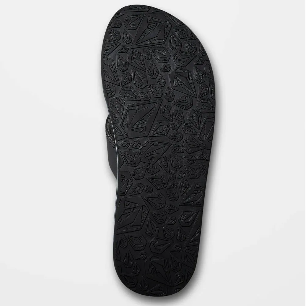 Volcom Slippers Recliner black white