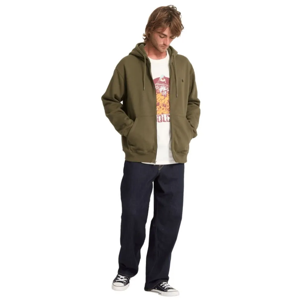 Volcom Zip hoodie Single stone Sage leaf