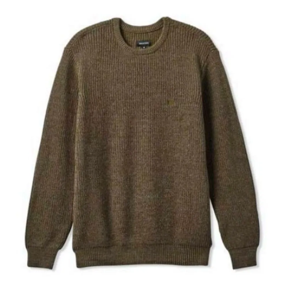 Brixton Landmark Crew sweater Heather brown
