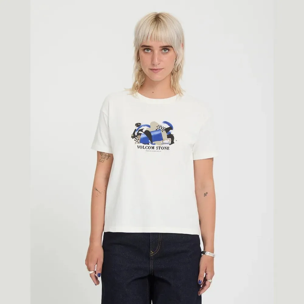 Volcom Women Carrau T-shirt Off white