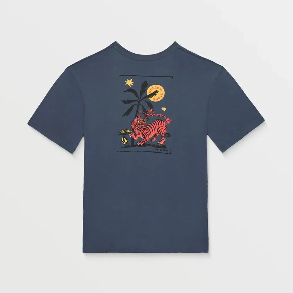 Volcom Kids Weirdcard T-shirt Storm blue