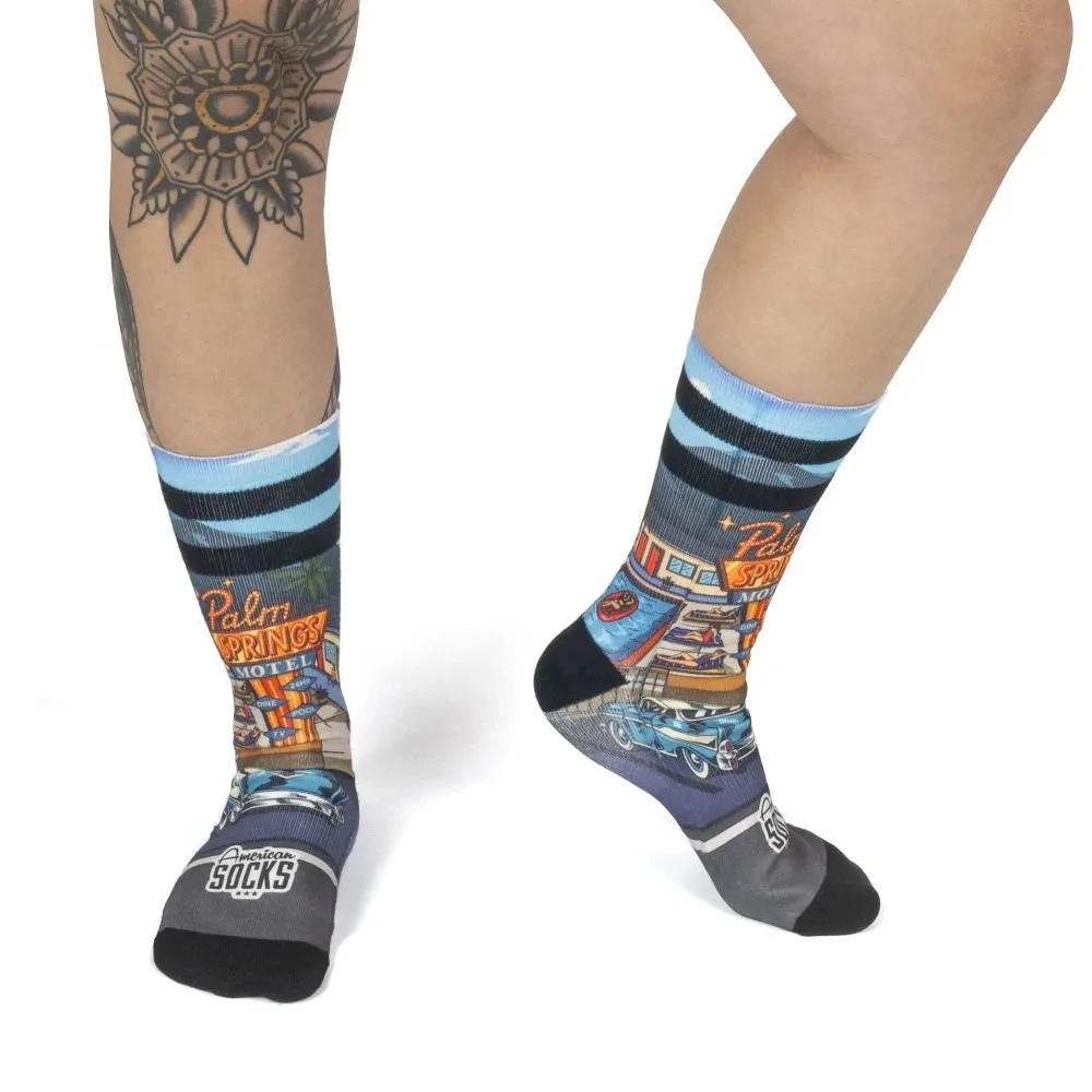 American socks Signature Palm springs motel