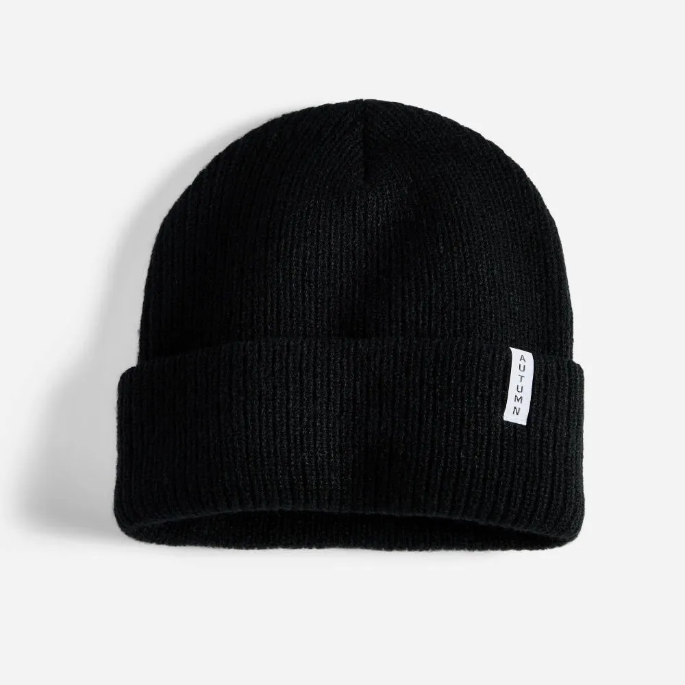 Autumn Beanie Solid Youth black