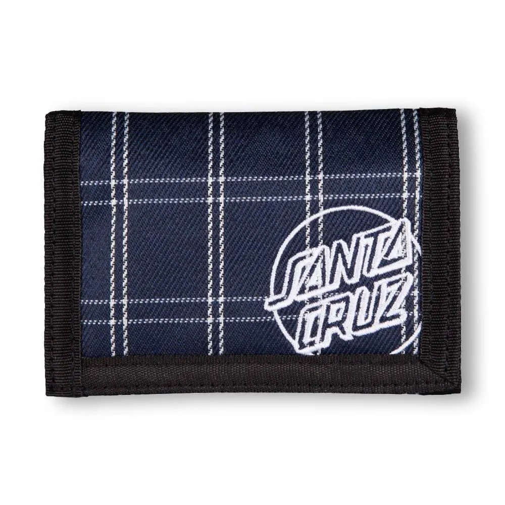Santa Cruz Wallet Opus Dot Navy Check