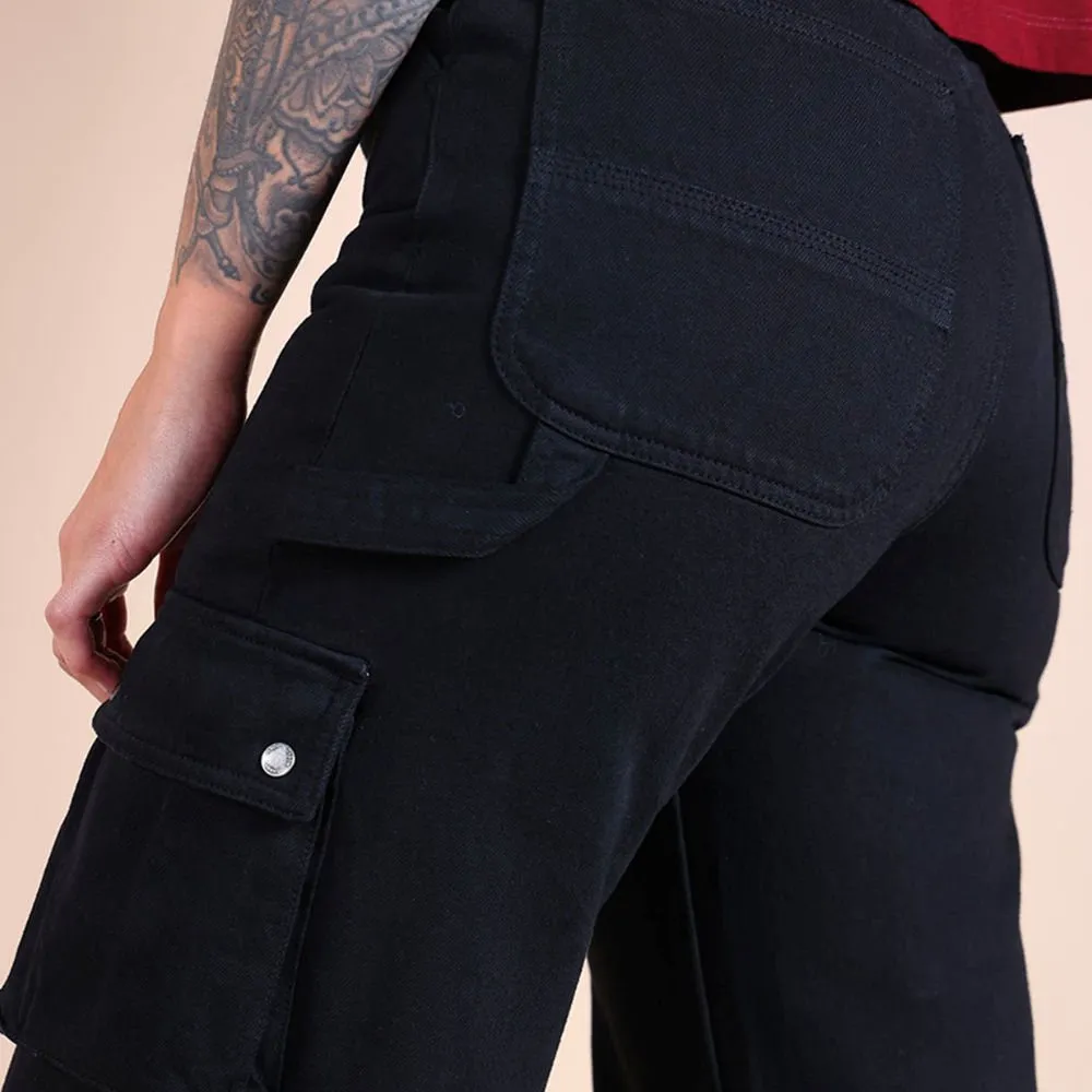 Oxbow Women Cargo pants Cargow zwart