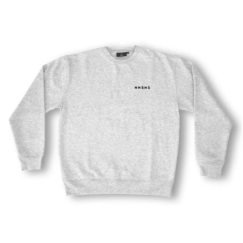 NNSNS Embroidered Crewneck Heather Grey