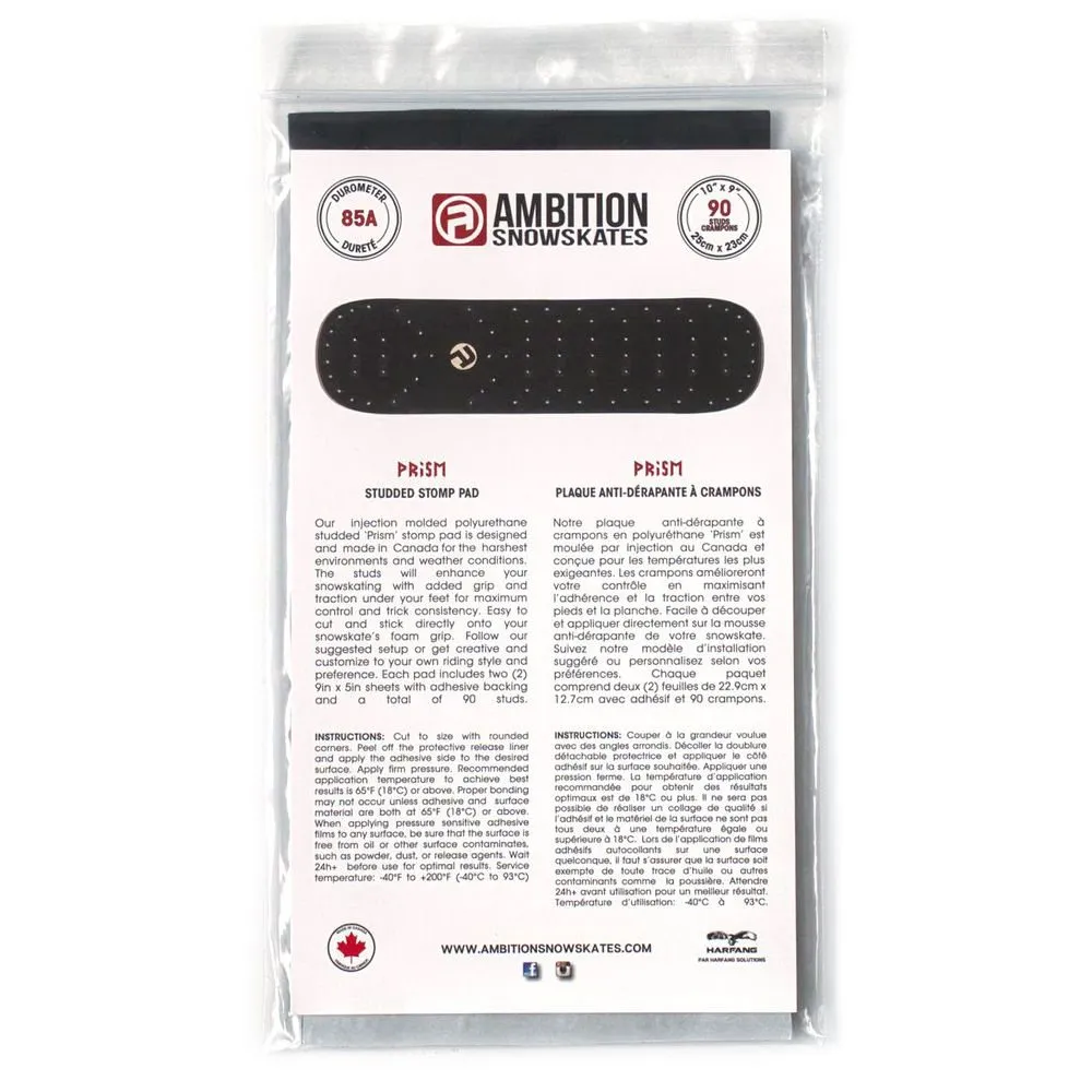 Ambition snowskates Studded grip sheet