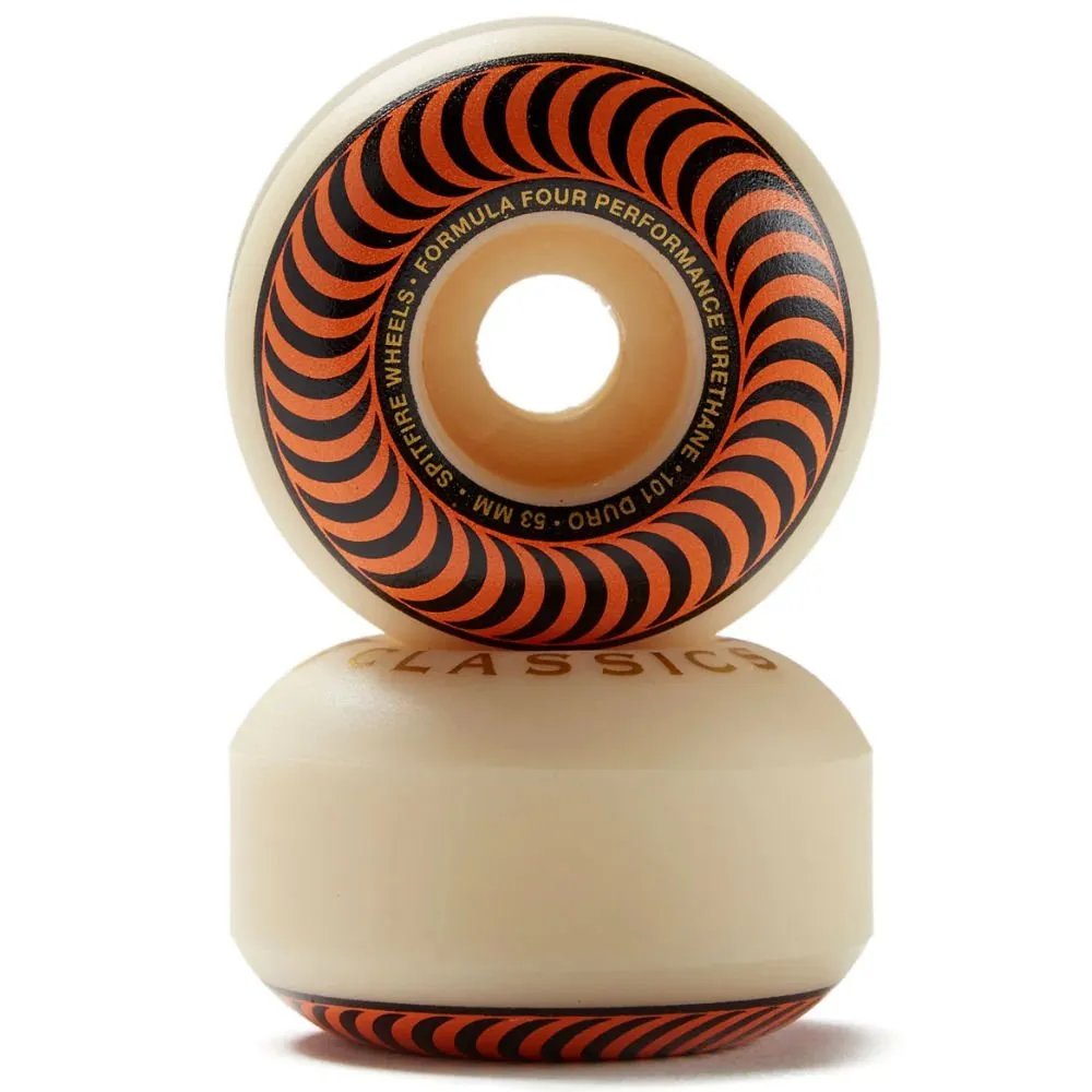 Spitfire Wheels F4 Classic natural orange 53 mm 101A