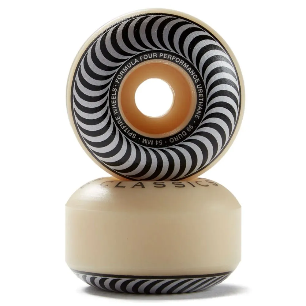 Spitfire Wheels F4 Classic natural silver 54 mm 99A