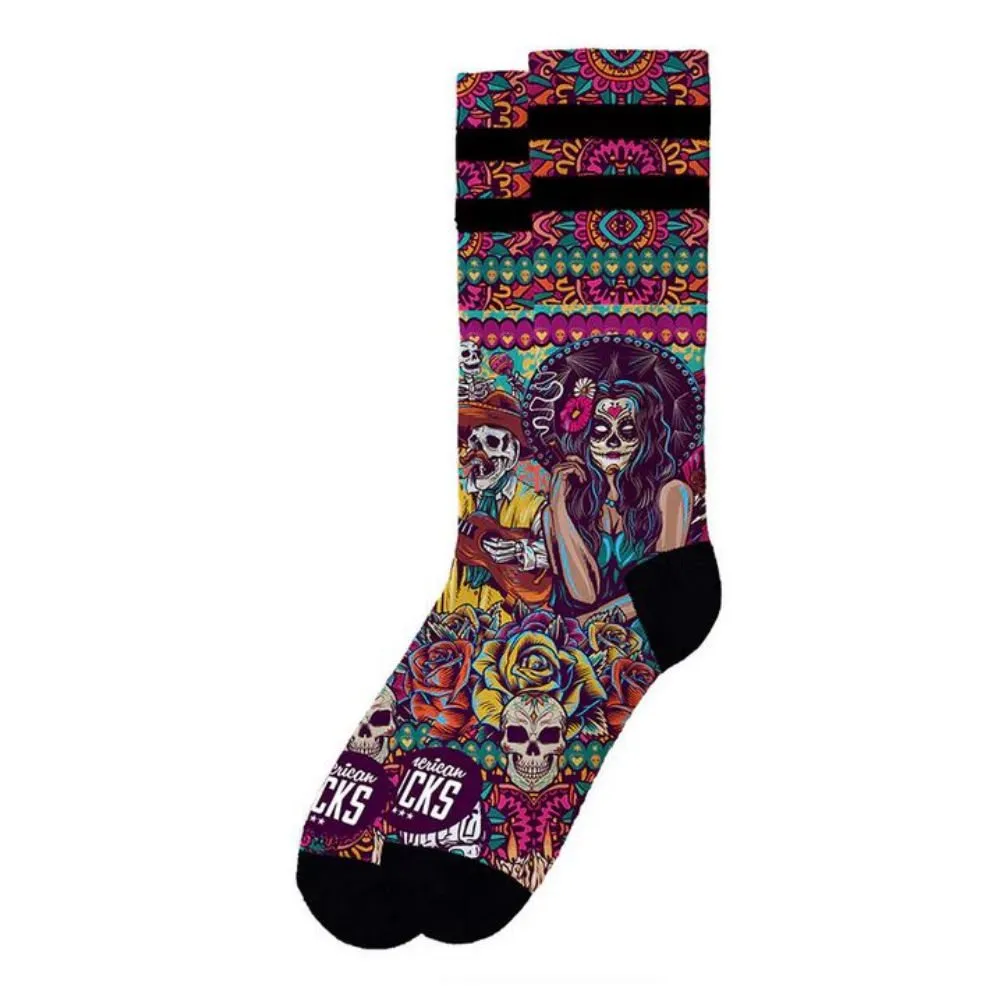 American socks Dia de los muertos