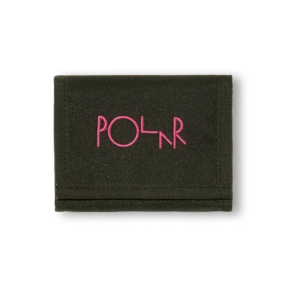Polar Key Wallet Script Logo (Black/Pink)