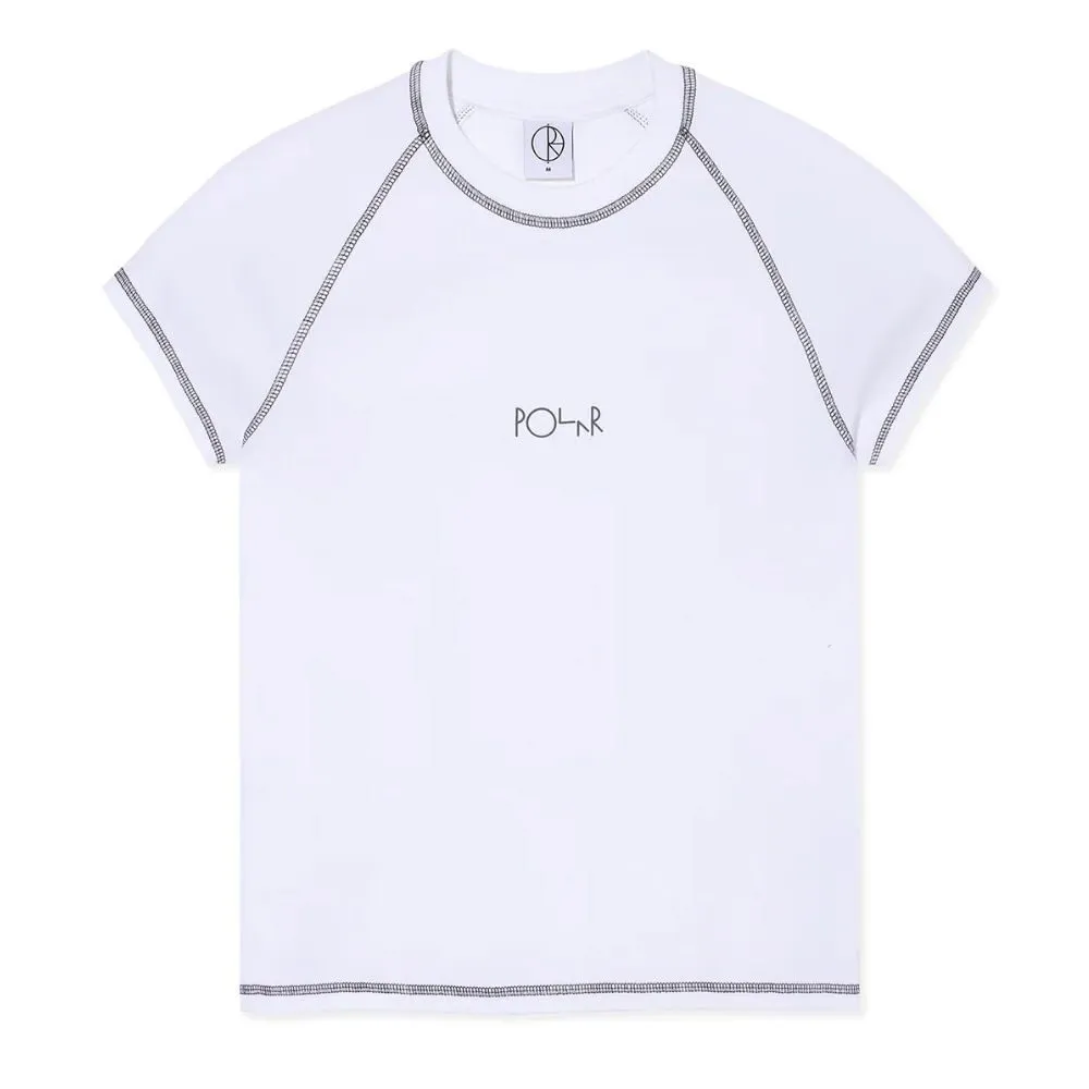 Polar Baby Tee Script Logo (White/Graphite)