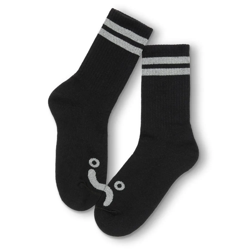 Polar socks Happy sad black/heather grey