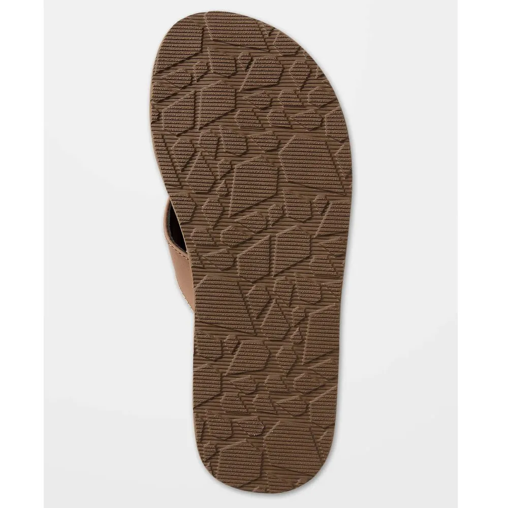 Volcom Slippers Victor Brown Khaki
