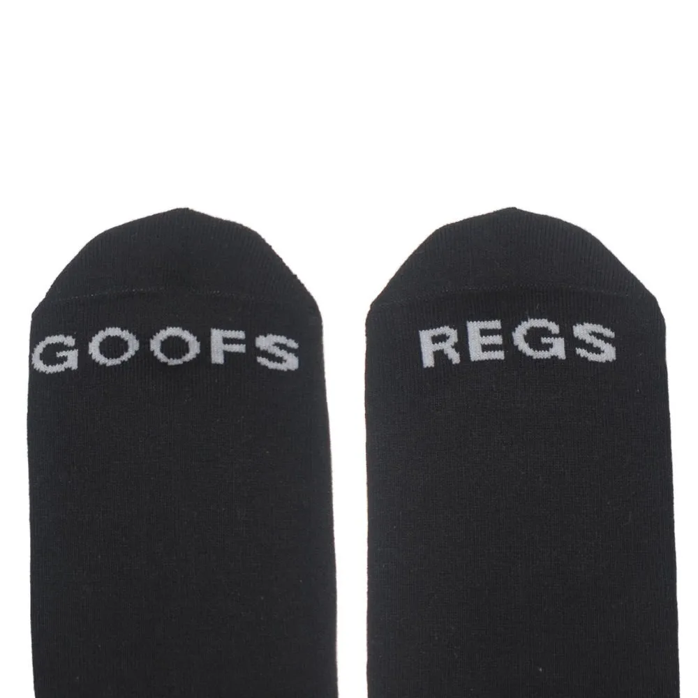 NNSNS Socks head logo embroided black