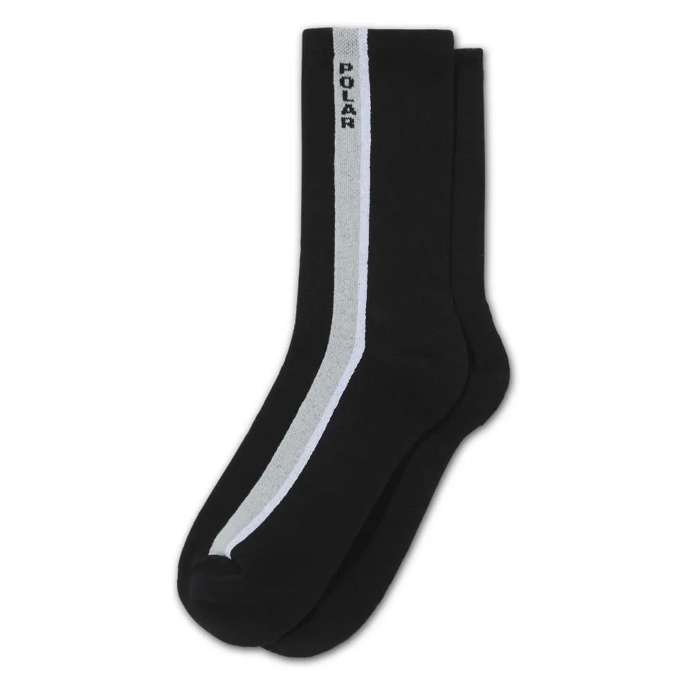 Polar Business Socks Side stripe black